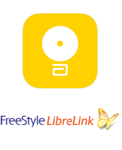 screenshot of the FreeStyle LibreLink App icon next to the FreeStyle LibreLink logo.