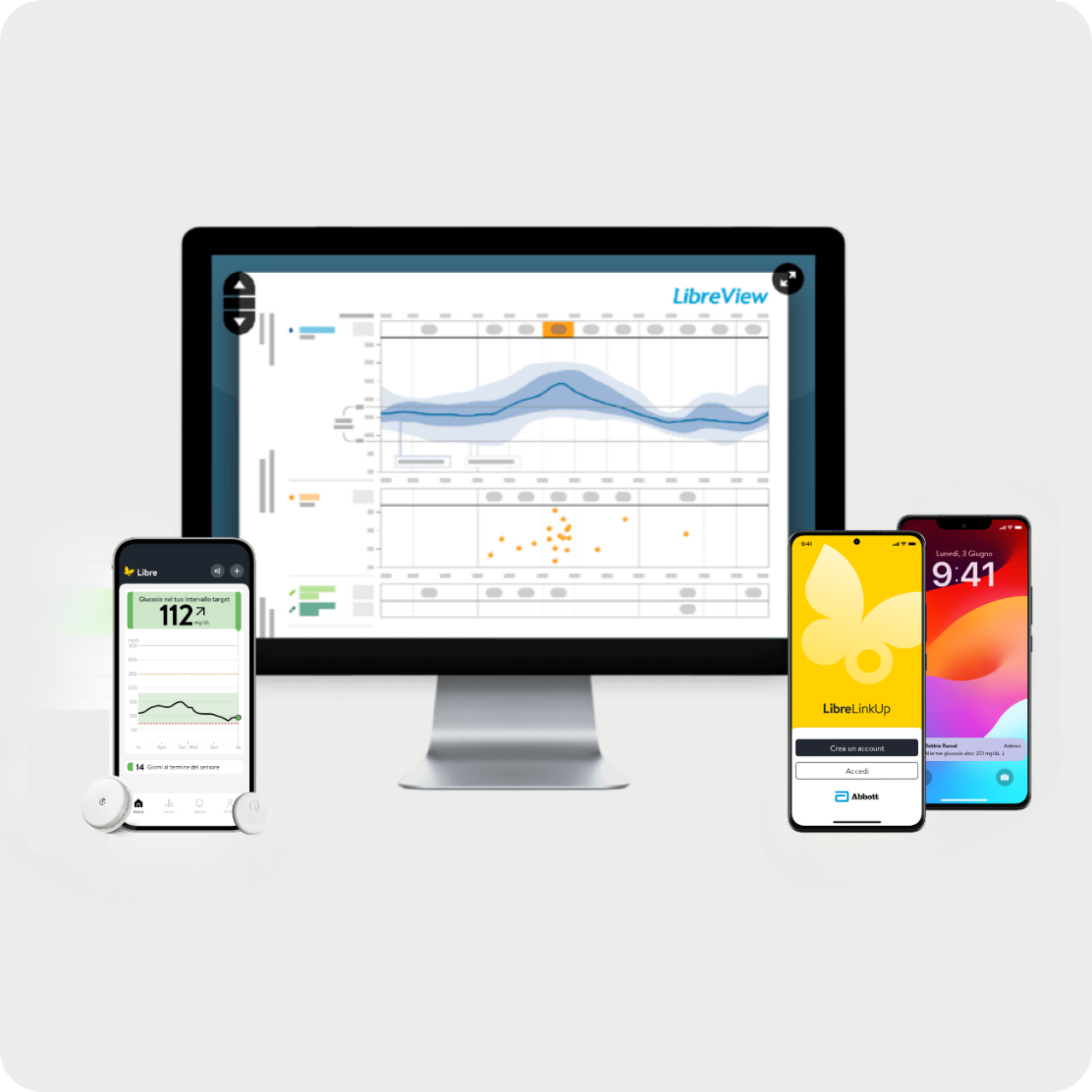 App and software del sistema FreeStyle Libre