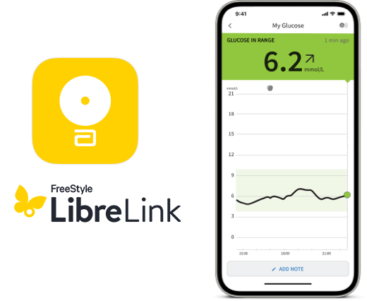 See your glucose on the app