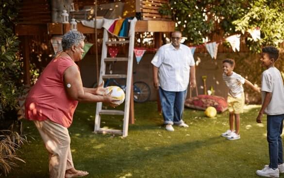 familia jugando