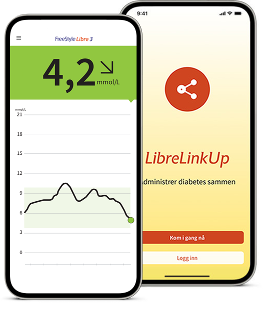 Koble til FreeStyle Libre 3-appen