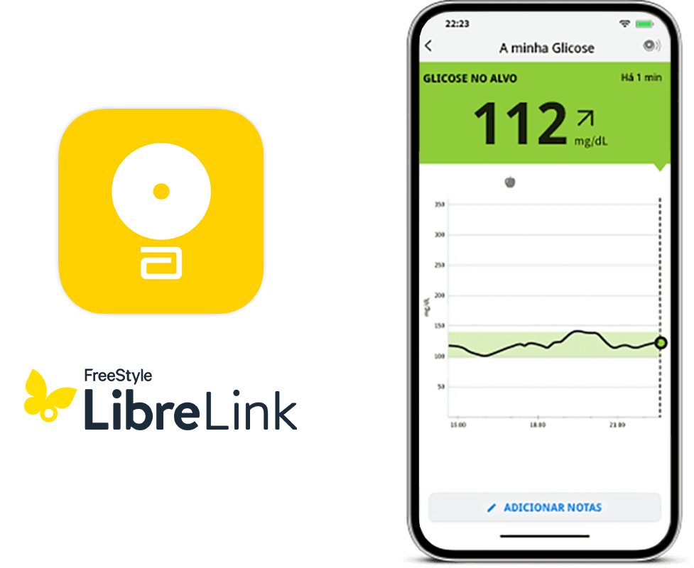App FreeStyle LibreLink no iPhone