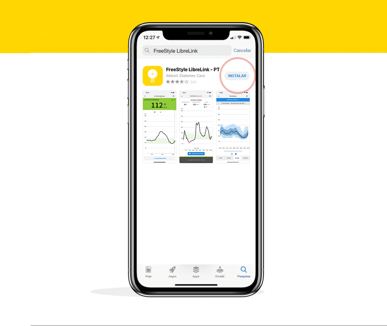 Como utilizar o FreeStyle LibreLink no iPhone