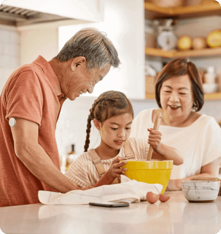 Partilha remota com os seus familiares