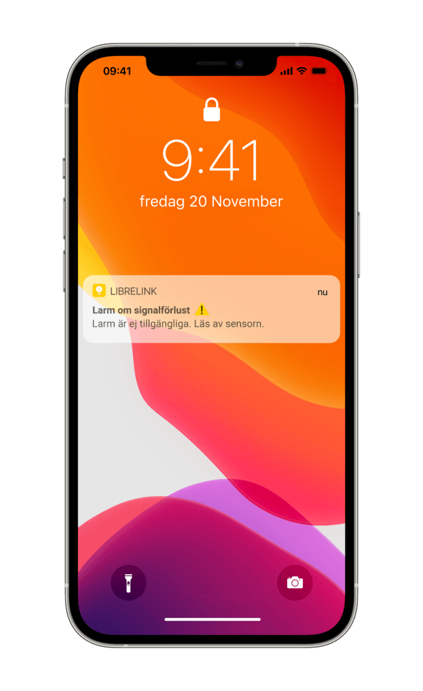 Image showing notification on phone