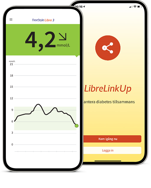 Anslut på FreeStyle Libre 3 appen
