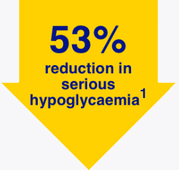 reduction in serious hypoglycaemia