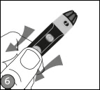 A hand cocking the slider.