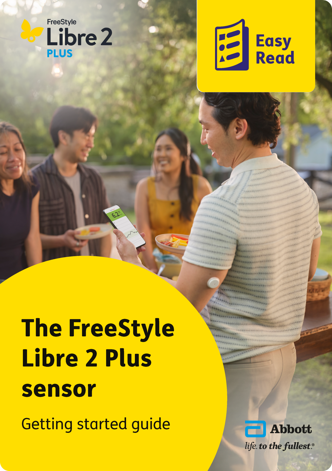 Front page of your guide to the FreeStyle Libre 2 system